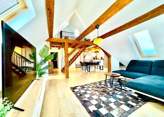 Appartement Eden - Penthouse-loft Ueber Den Daechern Kaufbeurens