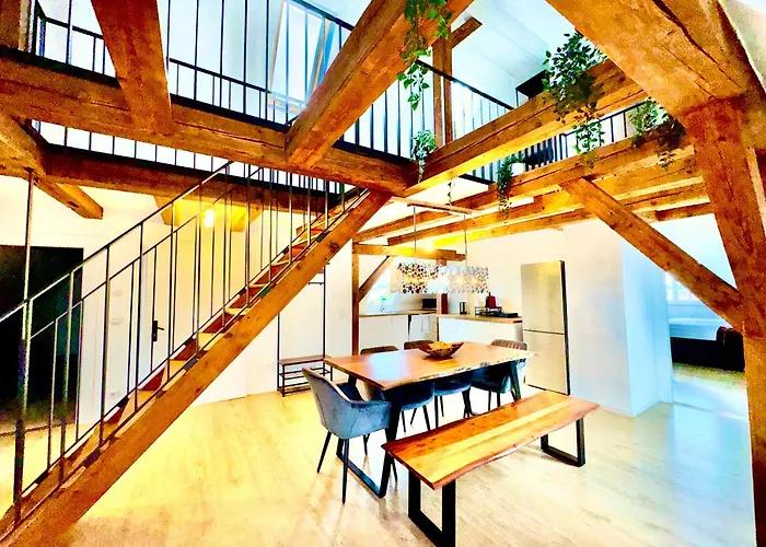 Eden - Penthouse-loft Ueber Den Daechern Kaufbeurens Apartment *
